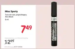 Rossmann Tusz do rzęs Miss Sporty Fabulous Lash pogrubiający Xtra Black oferta