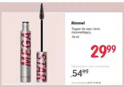 Rossmann Topper do rzęs i brwi rozświetlający Rimmel oferta