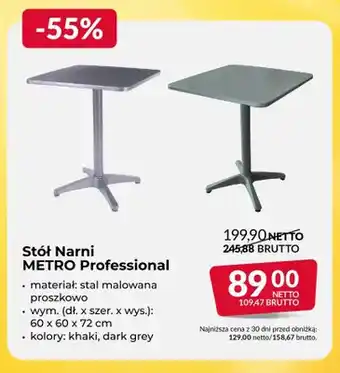 Stół Narni METRO Professional