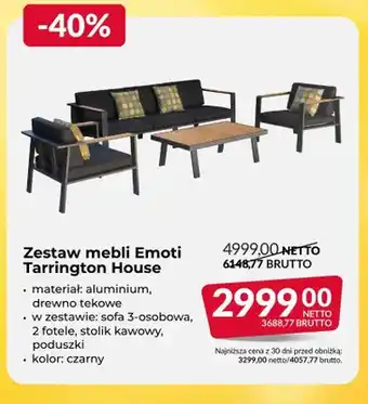 Zestaw mebli Emoti Tarrington House