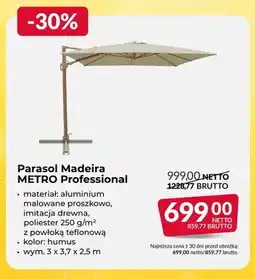 Makro Parasol Madeira METRO Professional oferta