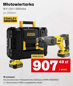 3W Młotowiertarka Stanley Fatmax oferta