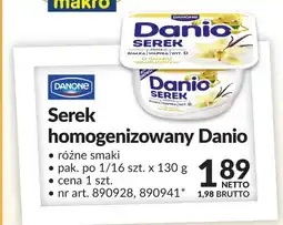 Makro Serek homogenizowany Danio oferta