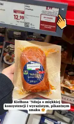 Lidl Kiełbasa 'Nduja Italiamo oferta
