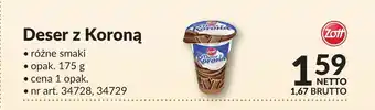 Makro Deser z Koroną Zott oferta
