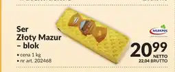 Makro Ser Złoty Mazur blok Mlekpol oferta