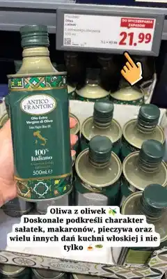 Lidl Oliwa z oliwek extra virgin Antico Frantoio oferta