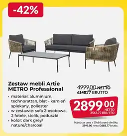 Makro Zestaw mebli Artie METRO Professional oferta