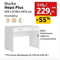 Black Red White Biurko Nepo Plus oferta
