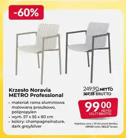 Makro Krzesło Noravia METRO Professional oferta