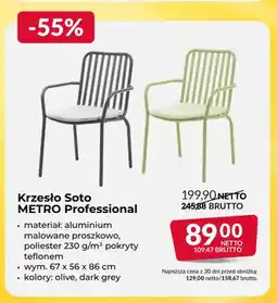 Makro Krzesło Soto METRO Professional oferta