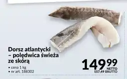 Makro Dorsz atlantycki polędwica świeża ze skórą oferta