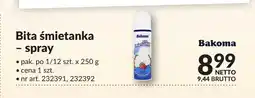 Makro Bita śmietanka spray Bakoma oferta