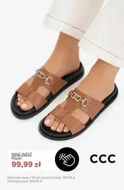 CCC Klapki damskie Nine West oferta