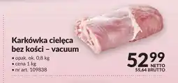 Makro Karkówka cielęca bez kości vacuum oferta