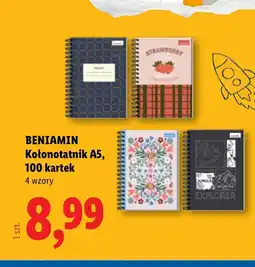 Lidl Kołonotatnik Beniamin oferta