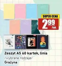 API MARKET Zeszyt A5 60 kartek linia oferta