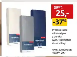 Black Red White Prześcieradło microsatyna z gumką 160x200 cm oferta