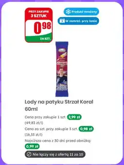 Dino Lody na patyku Strzał Koral oferta