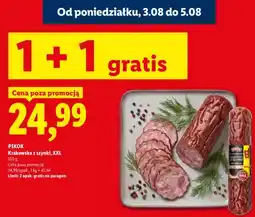 Lidl Kiełbasa krakowska z szynki Pikok XXL oferta