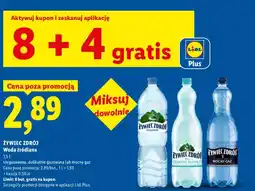 Lidl Woda źródlana Żywiec Zdrój delikatnie musująca oferta