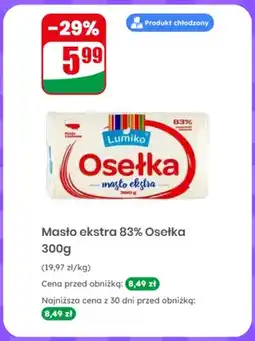 Dino Masło ekstra 83% Osełka Lumiko oferta