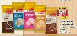 API MARKET Wafle ryżowe w polewie z ciemnej czekolady Sonko Dark oferta