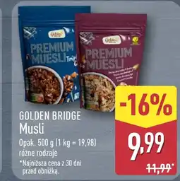 ALDI Musli Golden Bridge oferta