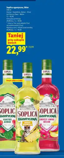 Lidl Wódka smakowa Soplica oferta