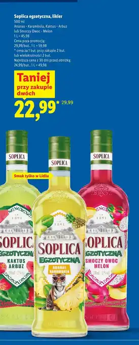 Lidl Wódka smakowa Soplica oferta