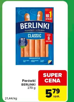 Carrefour Express Parówki Berlinki oferta