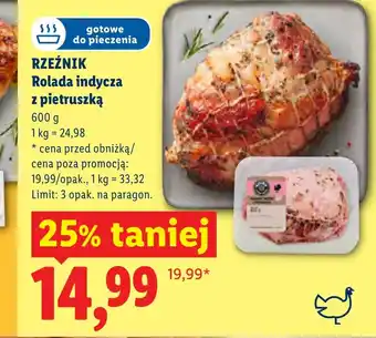 Lidl Rolada indycza Rzeźnik oferta