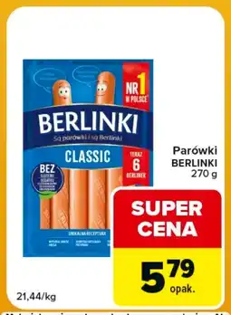 Carrefour Express Parówki Berlinki oferta