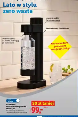 Lidl Saturator do wody SilverCrest oferta