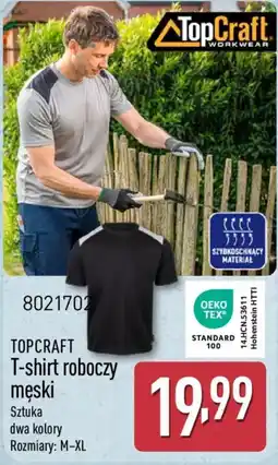 ALDI TOPCRAFT T-shirt roboczy męski oferta