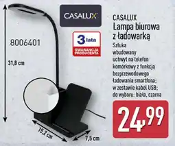 ALDI CASALUX Lampa biurowa z ładowarką oferta