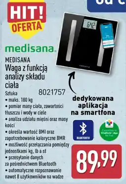ALDI Waga z funkcją analizy składu ciała oferta