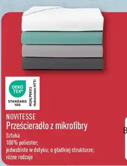 ALDI NOVITESSE Prześcieradło z mikrofibry oferta