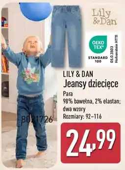 ALDI Lily & Dan Jeansy dziecięce oferta