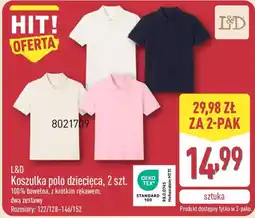ALDI L&D Koszulka polo dziecięca oferta