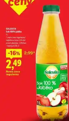 Lidl Solevita Sok 100% Jabłko oferta