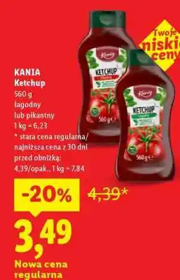 Lidl KANIA Ketchup oferta