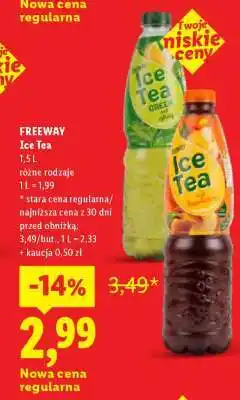 Lidl FREEWAY Ice Tea oferta