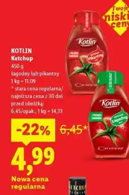Lidl KOTLIN Ketchup oferta