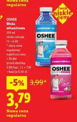 Lidl OSHEE Woda witaminowa oferta