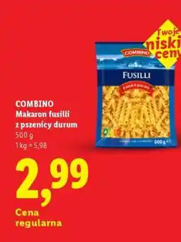 Lidl COMBINO Makaron fusilli z pszenicy durum oferta