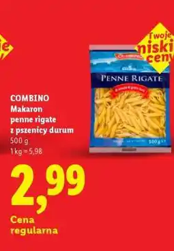Lidl COMBINO Makaron penne rigate z pszenicy durum oferta