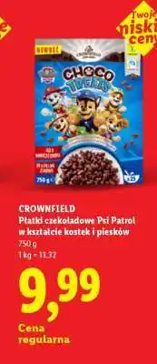 Lidl Crownfield Płatki czekoladowe Psi Patrol oferta