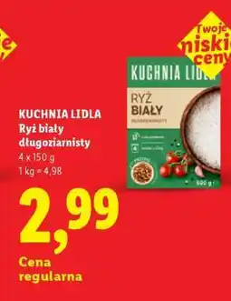 Lidl KUCHNIA LIDLA Ryż biały długoziarnisty oferta