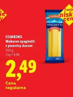 Lidl COMBINO Makaron spaghetti z pszenicy durum oferta